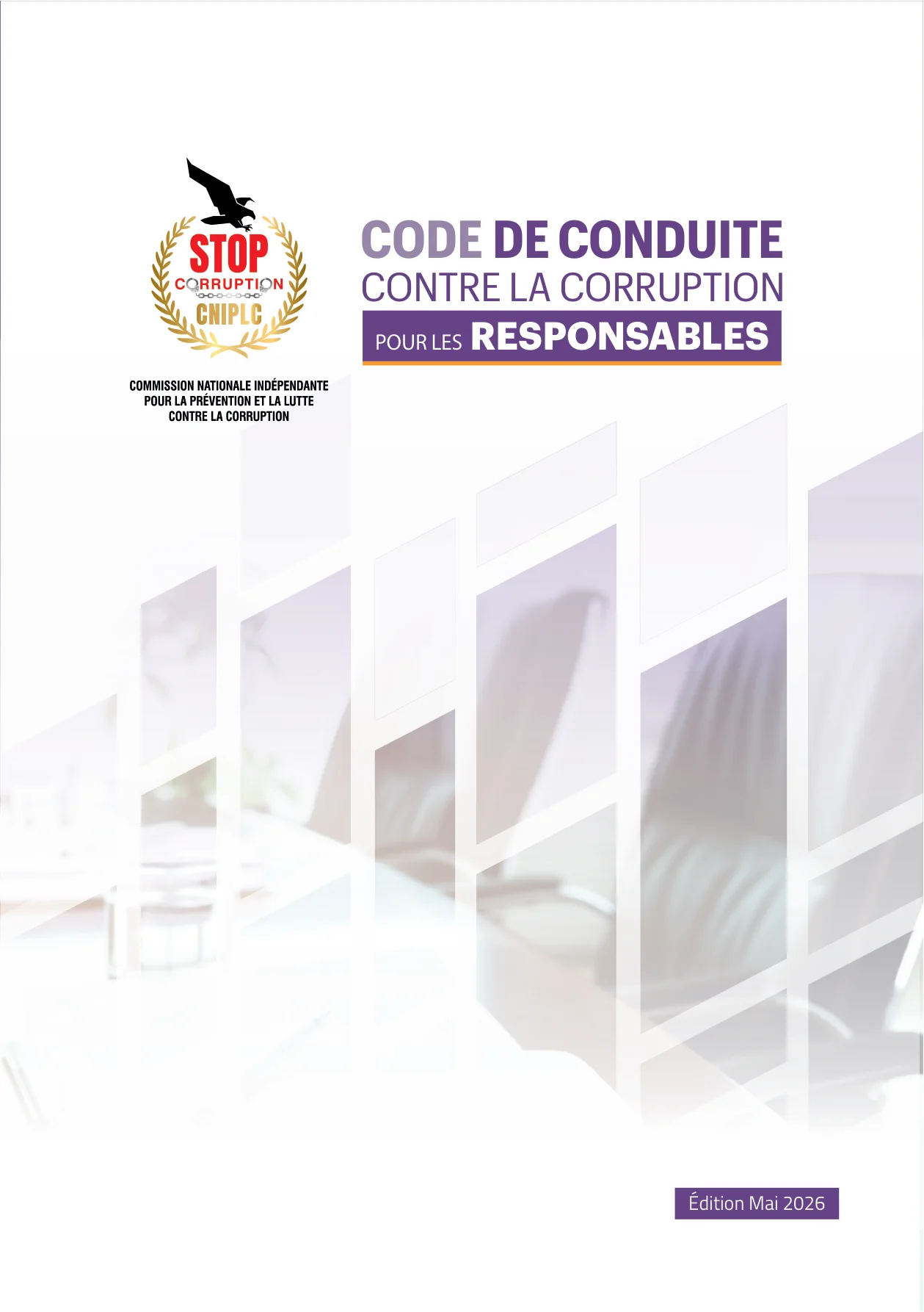 Livret Code de conduite contre la corruption