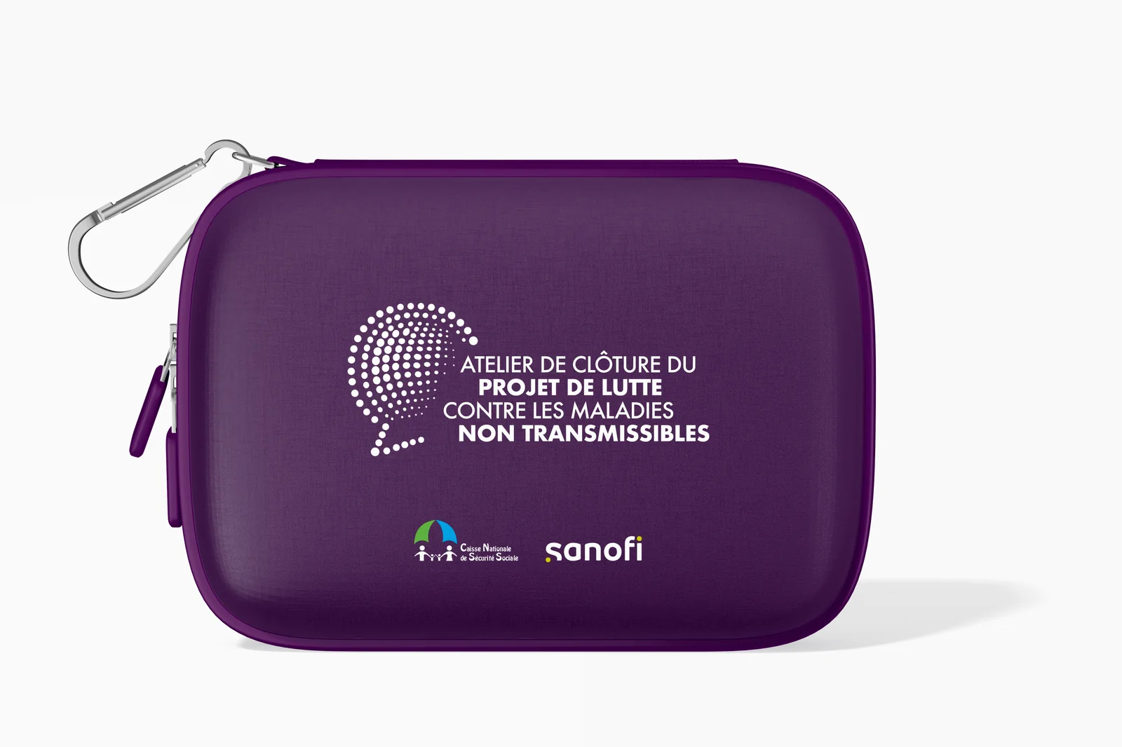 Ensemble papeterie et goodies en liège CNSS × Sanofi
